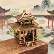 Bronze Temple of Heaven Model Souvenir Creative Cultural Tourism Metal Landscape Miniature Altar Gift for Friends - Image 4