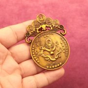 Jia Chen Dragon Year Metal Craft Ornament Lucky Charm Coin Zodiac Animal Figurine Metal Alloy Bull Sheep Dog Pendant for Home Decoration - Image 2