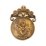 Jia Chen Dragon Year Metal Craft Ornament Lucky Charm Coin Zodiac Animal Figurine Metal Alloy Bull Sheep Dog Pendant for Home Decoration - Image 5