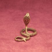 Bronze Snake Craft Artifacts Vintage Rustic Creative Gifts Prank Desktop Decorations Zodiac Snake Custom Metal Craft Ornaments - Image 2