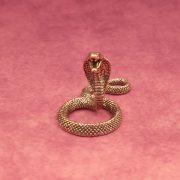 Bronze Snake Craft Artifacts Vintage Rustic Creative Gifts Prank Desktop Decorations Zodiac Snake Custom Metal Craft Ornaments - Image 3
