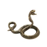 Bronze Snake Craft Artifacts Vintage Rustic Creative Gifts Prank Desktop Decorations Zodiac Snake Custom Metal Craft Ornaments - Image 5
