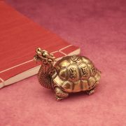 Large Size Hollow Brass Turtle Incense burner Dragon Turtle Table Decoration Zen Style Office Gifts Brass Craft Ornament - Image 3
