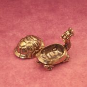 Large Size Hollow Brass Turtle Incense burner Dragon Turtle Table Decoration Zen Style Office Gifts Brass Craft Ornament - Image 4