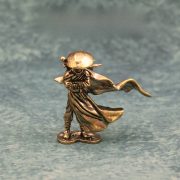 Retro Bronze Knight Figure Creative Desktop Decoration Martial Arts Hero Style National Trend Custom Metal Craft Ornament