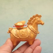 Metal Horse Ornament For Desktop Wealth Brings Instantly Lucky Money Symbol Craftwork Ideal Gift Animal Zodiac Horse - Image 4