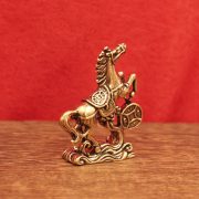 Retro Bronze Horse Figurine Money Stepping Office Living Room Desktop Decorations Zodiac Horse Custom Metal Craft Ornaments - Image 2