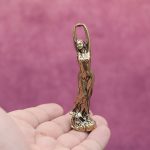 Bronze Standing Goddess Fairy Hand Extending Home Decor Office Decorations Chinese Style Altar Piece Wholesale