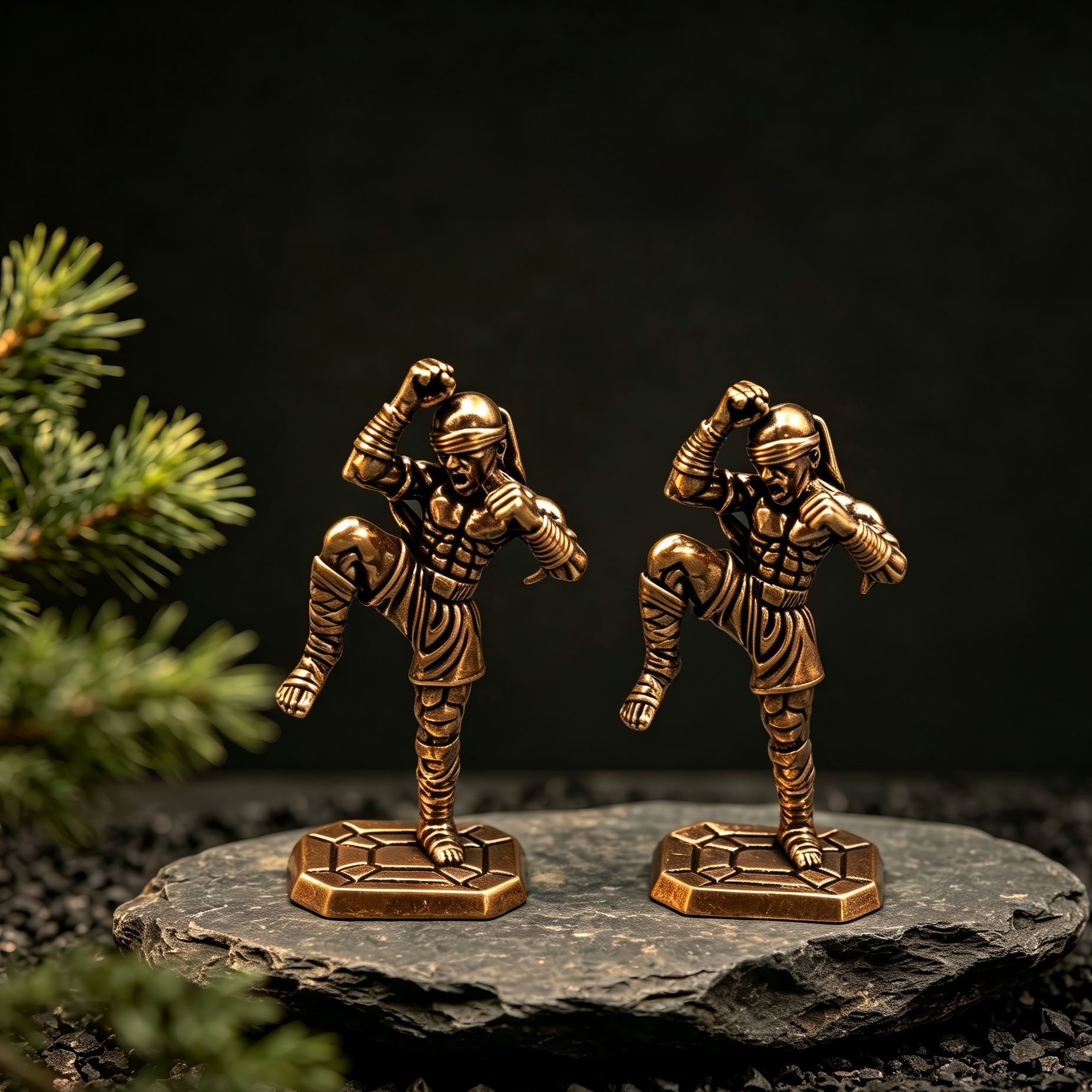 LA-995401441859_img0 Bronze Blind Monk Li Qing Retro League Of Legends Desktop Decorative Crafts High Punch Creative Ornaments Collectibles - Image 1