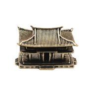 Bronze Vintage Building Decorative Miniature Sculpture Study Landscape Rockery Peculiar Stone Aquarium 3D Decoration - Image 5