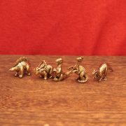 Jurassic Spiky Back Dragon Miniature Metal Craft Ornament Vintage Desktop Decoration Dinosaur Figurine Collectible Gift - Image 2