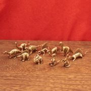 Jurassic Spiky Back Dragon Miniature Metal Craft Ornament Vintage Desktop Decoration Dinosaur Figurine Collectible Gift - Image 4