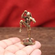 Vintage Style Solid Brass Kung Fu Monk Model Collectible Toy Desktop Game Male Craftwork Miniature Ornament - Image 4