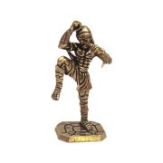 Vintage Style Solid Brass Kung Fu Monk Model Collectible Toy Desktop Game Male Craftwork Miniature Ornament - Image 5