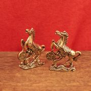 2026 New Retro Bronze Horse Money Stepping Office Living Room Decorative Ornaments Home Desktop Display Custom Metal Crafts - Image 3