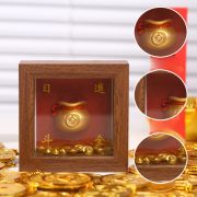 Laicai Shake Joy Decorative Figurine Premium Feel Frame Shape Design Desktop Decoration Gift Resin Craft Wholesale - Image 4