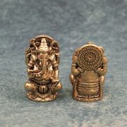 Retro Bronze Thai Elephant God Desktop Ornaments Religious Elephant Head Wealth Deity Altar Sculptures Artifacts Wholesale - Image 2