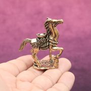 2026 Bronze Horse Figurine Home Desktop Tea Pet Pure Copper Artcraft Horse Success Zodiac Horse Small Ornament Custom Metal - Image 3