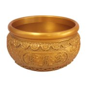 Lucky Fortune Yellow Bronze Money Box Business Opening Decorative Item For Shop Home Living Room Decoration Rice Drum - Image 5