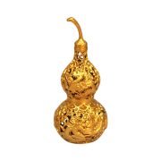 Bronze Hollow Carved Dragon And Phoenix Gourd Artistic Decorations Creative Living Room Tabletop Entranceway Ornaments - Image 5