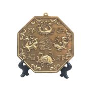 Bronze Eight Trigrams Board Decorative Ornaments With Four Divine Beasts Tai Chi Eight Trigrams Household Entrance Tabletop Decoration - Image 5