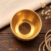 Large Size Pure Brass Ornament Office Decorative Item Fine Carving Lucky Character Bronze Rice Tub Wealth Attracting Copperware - Image 3