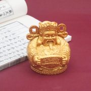 Home Decor Wealth God Statue Living Room Front Desk Decorative Gifts Attracting Wealth Dragon Robe Fat Wealth God - Image 2