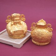 Home Decor Wealth God Statue Living Room Front Desk Decorative Gifts Attracting Wealth Dragon Robe Fat Wealth God - Image 4