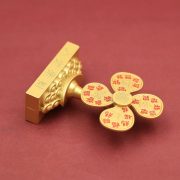 New Chinese Style Rotatable Windmill Artisanal Decoration Home Office Decor Custom Metal Craft Ornaments - Image 4