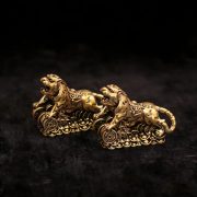 Office Opening Moving Feng Shui Decoration Tiger Copper Ornaments Factory Stock Wholesale Custom Metal Craft Gifts - Image 2