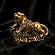 Office Opening Moving Feng Shui Decoration Tiger Copper Ornaments Factory Stock Wholesale Custom Metal Craft Gifts - Image 3