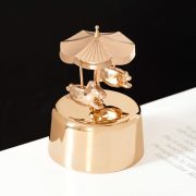 八门虫社旋转木马创意音乐盒金属情人节礼物家居摆件zakka礼盒装 - Image 2