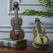 American Retro Violin Model Customizable Decorative Ornaments for Clothing Stores Home Living Room Bar Decoration - Image 3
