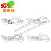 Customizable Decorative Resin Ornament Miniature Fishing Boat Model Handmade Home Decor Ideal for Aquarium Landscape - Image 5