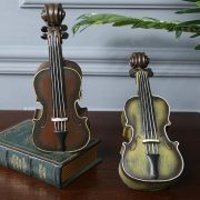 American Retro Violin Model Customizable Decorative Ornaments for Clothing Stores Home Living Room Bar Decoration - Image 4