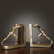 European Style Retro Customizable Decorative Ornament Bookends Ideal for Office Decorations and Sports Themed Accessories - Image 4
