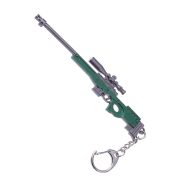 Creative Custom Metal Keychain 12cm Weapon Model from 'Eating Chicken' Game Classic Gift for Gaming Lovers - Image 4