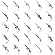 Creative Custom Metal Keychain 12cm Weapon Model from 'Eating Chicken' Game Classic Gift for Gaming Lovers - Image 2