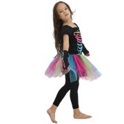 Halloween Cosplay Zombie Costume Adult Stage Performance Makeup Dance Party Rainbow Skeleton Frame Ghost Outfit - Image 3