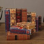 办公室复古创意工艺品摆件 欧式摄影道具装饰书 英文系列假书模型