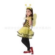 Halloween New Children's Bee Fairy Costume Masquerade Performance Clothes Kindergarten Drama Bee Performance Outfit - Image 3