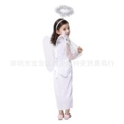 Elegant White Angel Costume for Children Suitable for School Play Performances and Nursery Events Halloween Theme - Image 5