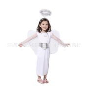 Elegant White Angel Costume for Children Suitable for School Play Performances and Nursery Events Halloween Theme - Image 2