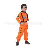 Halloween Children's Performance Costume Astronaut Suit Masquerade Space Traveler Role-play Outfit Stage Performance Apparel - Image 3