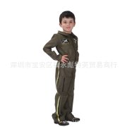Children's Cosplay Astronaut Suit Halloween Party Space Explorer Air Force Performance Costume Adult Stage Show Outfit - Image 3