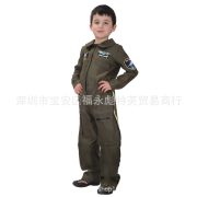 Children's Cosplay Astronaut Suit Halloween Party Space Explorer Air Force Performance Costume Adult Stage Show Outfit - Image 4