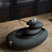 Creative Zen Style Drying Mountain Water Fountain Ornament Living Room Wealth Attractor Humidifier Home Ceramic Decorative Craft - Image 3
