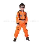 Halloween Children's Performance Costume Astronaut Suit Masquerade Space Traveler Role-play Outfit Stage Performance Apparel - Image 2