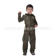 Children's Cosplay Astronaut Suit Halloween Party Space Explorer Air Force Performance Costume Adult Stage Show Outfit - Image 2