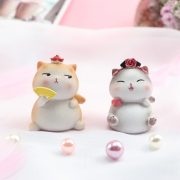 Nis Creative Customizable Resin Decorative Ornament Retro Court Cat Baking Cake Decoration Car Interior Decoration Accessory - Image 3